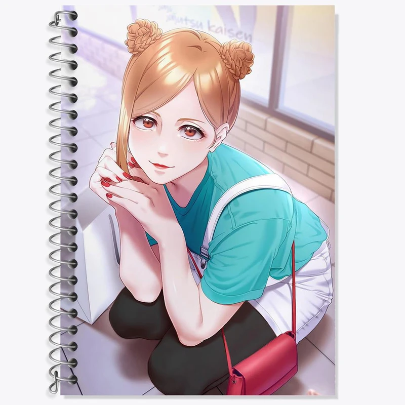 دفتر زبان 50 برگ خندالو مدل دو خط طرح کوگیساکی نوبارا انیمه جوجوتسو کایزن کد 11064