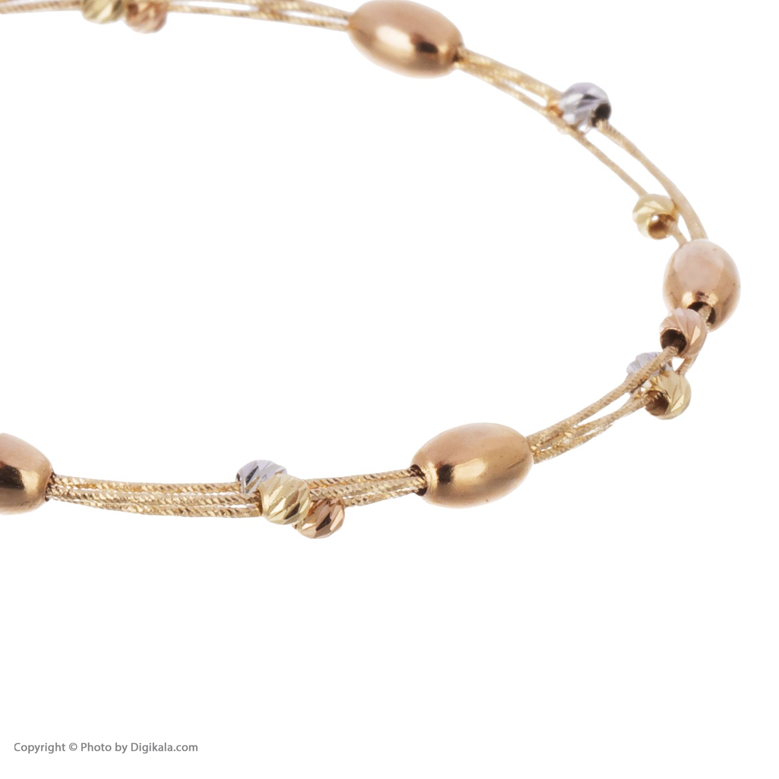 دستبند طلا 18 عیار زنانه مایا ماهک مدل MB1086 -  - 4