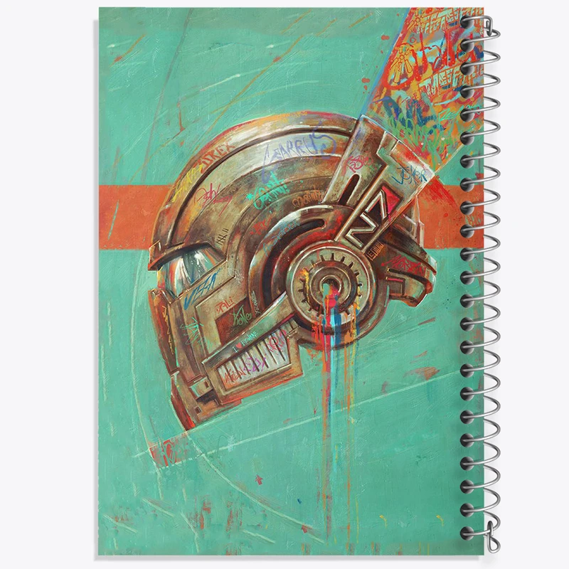 دفتر مشق 100 برگ خندالو طرح بازی مس افکت (Mass Effect) کد 31568