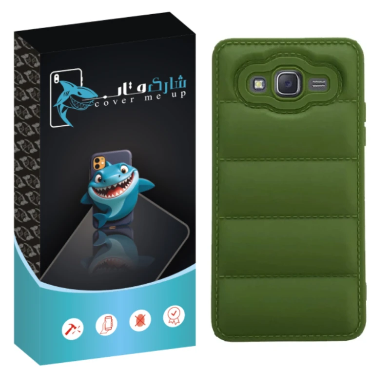 کاور شارک قاب مدل پافری مناسب برای گوشی موبایل سامسونگ  GALAXY J2