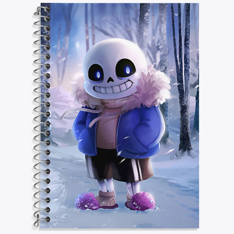 دفتر لغت 50 برگ خندالو طرح آندرتیل (Undertale) کد N5990