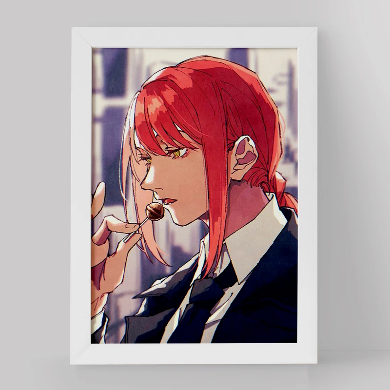 تابلو خندالو مدل ماکیما انیمه مرد اره ای کد 17868