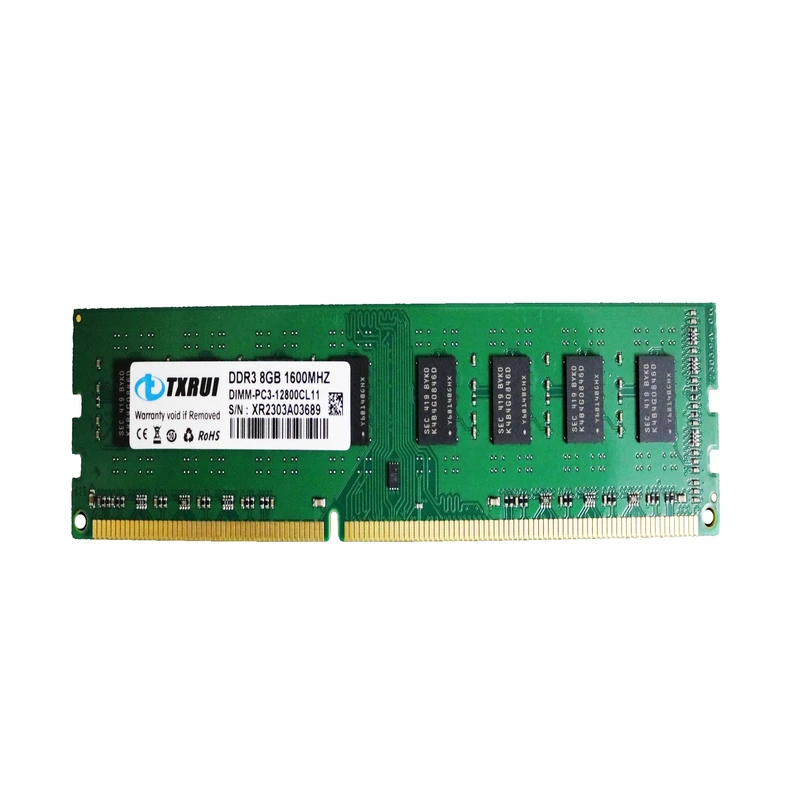  رم دسکتاپ DDR3 تک کاناله 1600 مگاهرتز تی ایکس روی مدل PC3 ظرفیت 8 گیگابایت