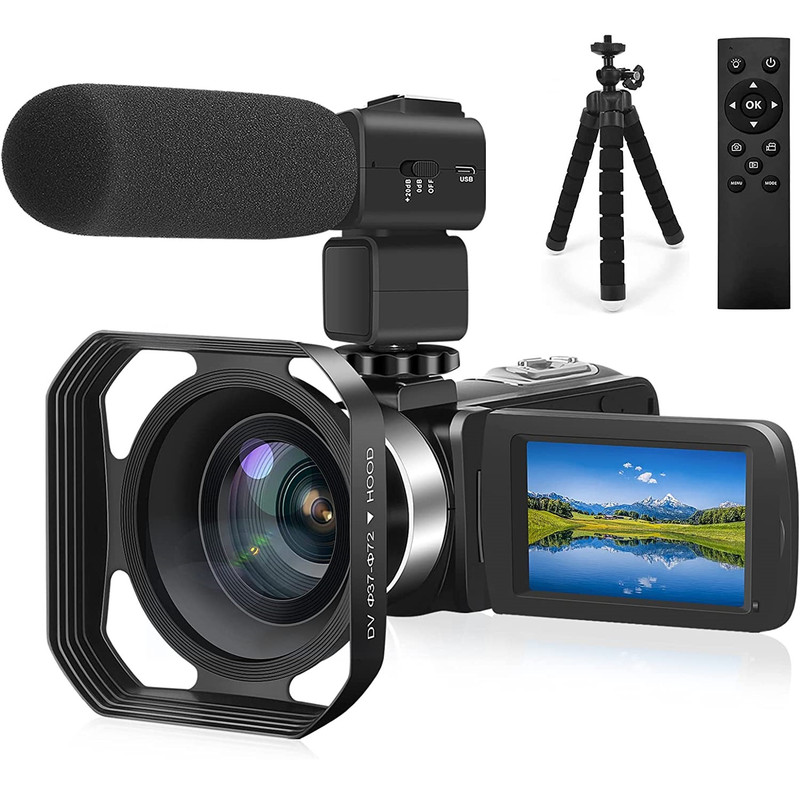دوربین فیلم برداری مدل 4K 48MP 60FPS 18X