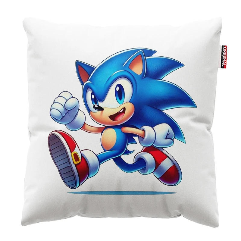 کوسن پاد آفرین طرح سونیک کد 1820 سایز 30*30 سانتی متر