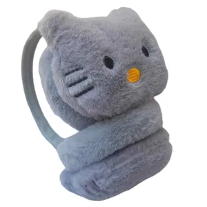 گوش گیر زمستانی بچگانه مدل هدفونی طرح هلو کیتی