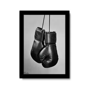 تابلو راویتا طرح مبارزه بوکس کد 3694 فریم مشکی