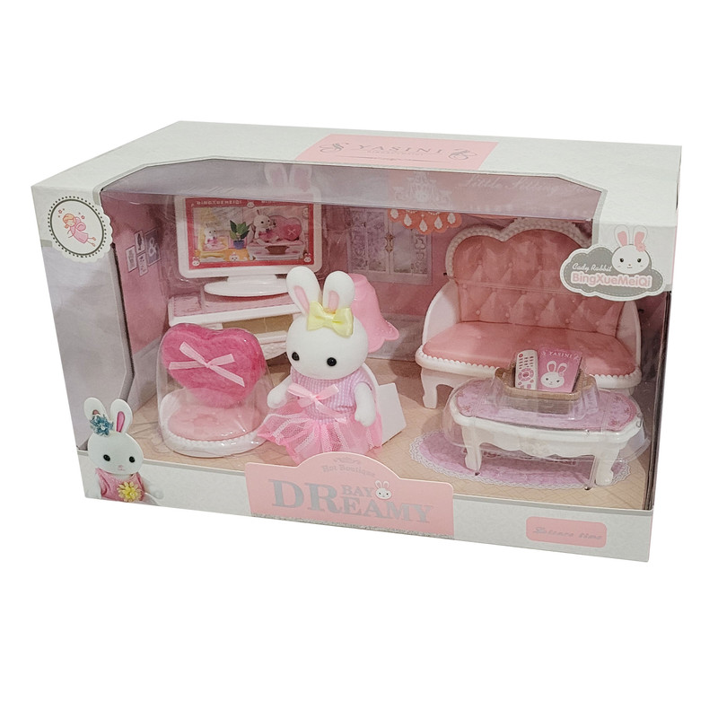 اسباب بازی مدل خانه عروسکی لوازم خانه خرگوشی کد 101