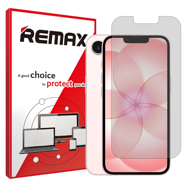محافظ صفحه نمایش شفاف ریمکس مدل هیدروژلی مناسب برای گوشی موبایل اپل iPhone 17e