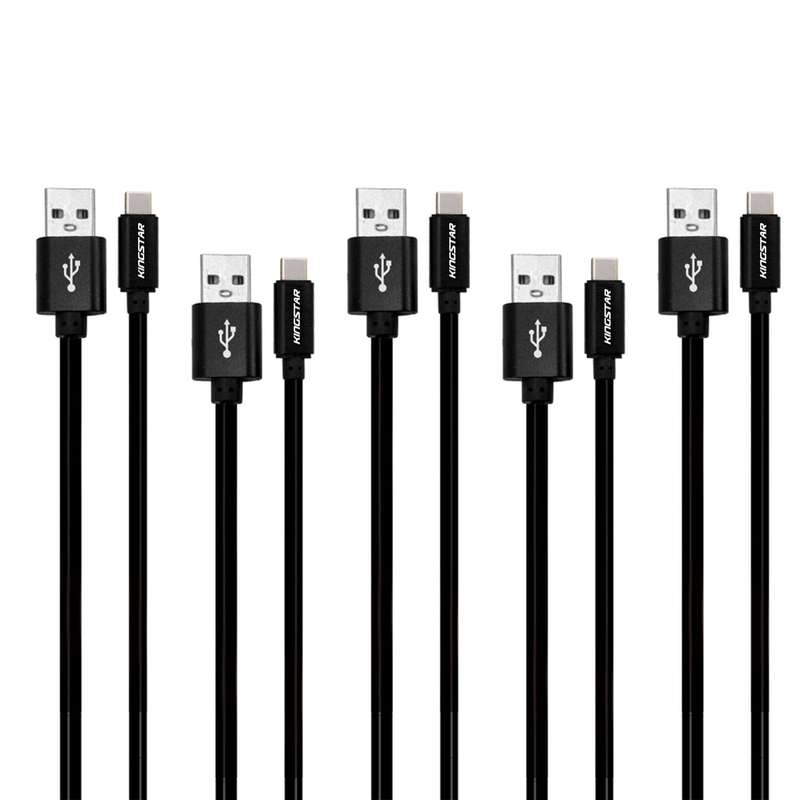 کابل تبدیل USB به USB-C کینگ استار مدل K72 C طول 1.2 متر بسته 5 عددی
