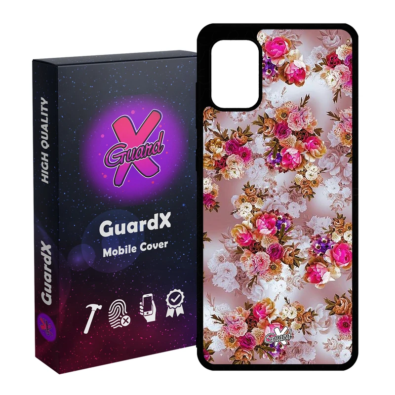 کاور گارد ایکس طرح گل مدل Glass10333 مناسب برای گوشی موبایل سامسونگ Galaxy A31