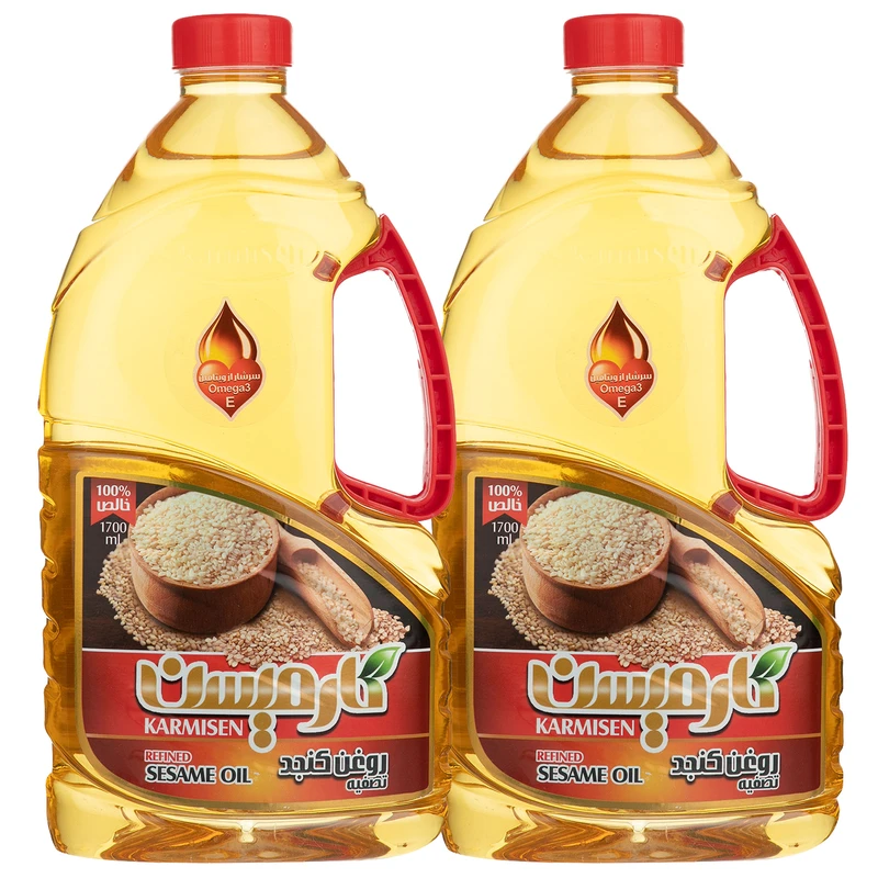 روغن کنجد تصفیه کارمیسن- 1.7 لیتر مجموعه 2 عددي