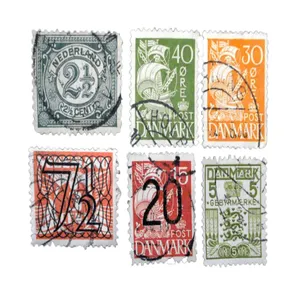 تمبر یادگاری مدل تاریخی هلند و دانمارک کد DS5162 مجموعه 6 عددی