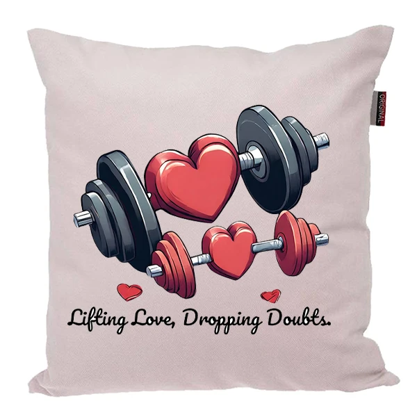 کوسن پاد آفرین مدل دخترانه ورزشی کد PK401621 سایز 40*40 سانتی متر