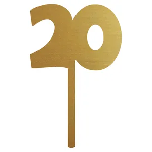 تاپر کیک مدل عدد