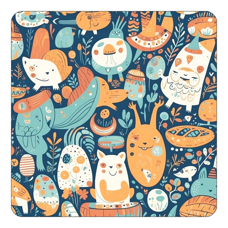 مگنت کاکتی طرح حیوانات رنگی مدل mp25789