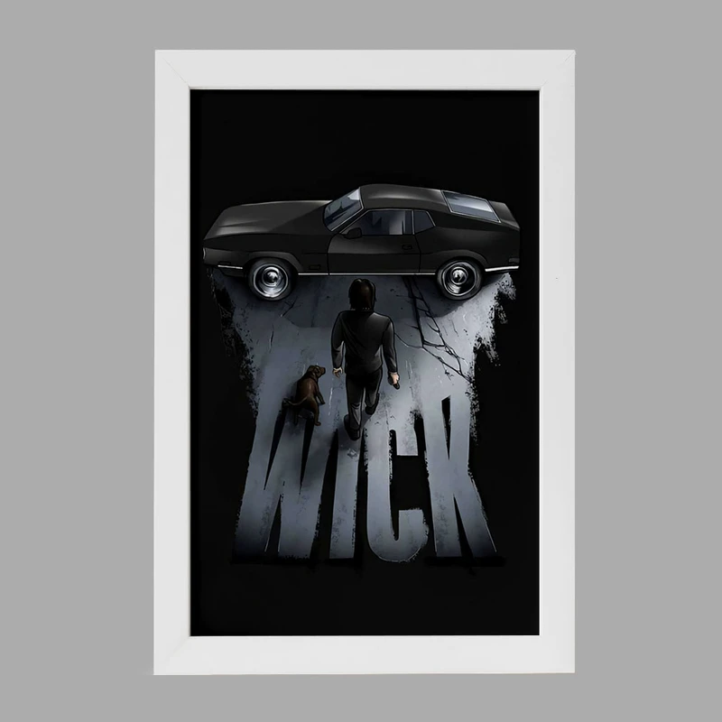 تابلو خندالو مدل جان ویک John Wick کد 28570