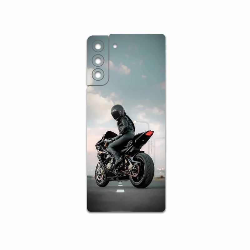 برچسب پوششی ماهوت مدل Motorcycling مناسب برای گوشی موبایل سامسونگ Galaxy S21 Plus 5G