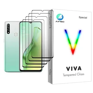 Junbo Viva Glass MIX004 Screen Protector For Oppo A31 Pack Of 4