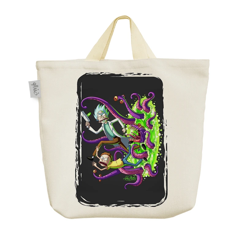 ساک خرید خندالو مدل ریک و مورتی Rick and Morty کد 5381