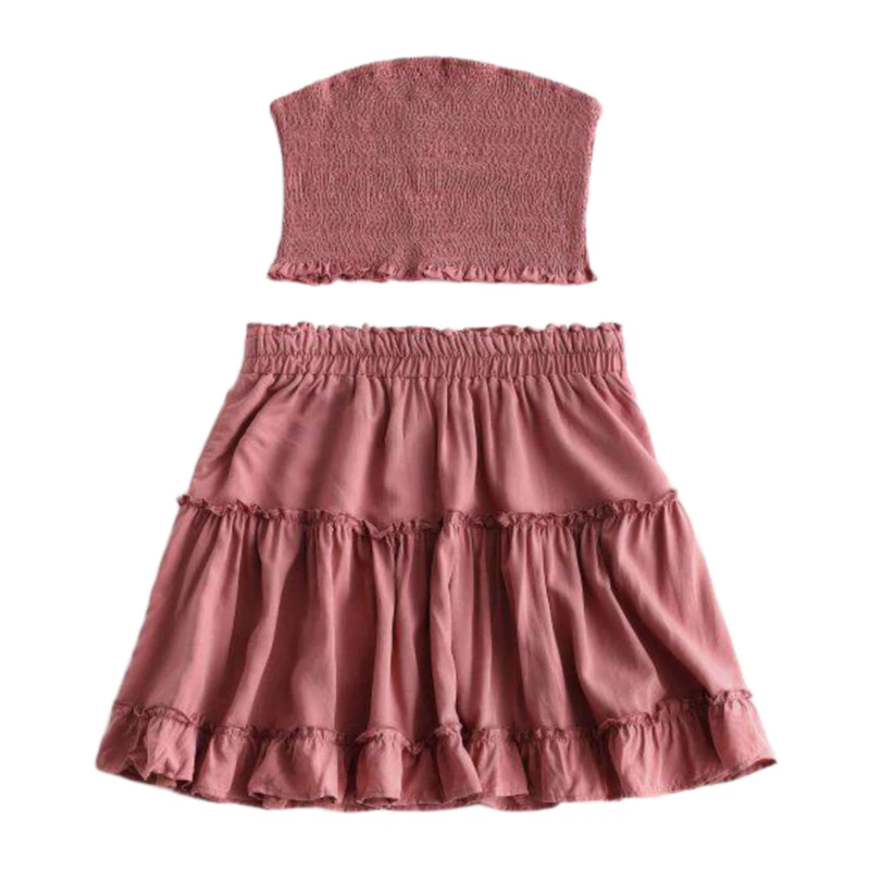 ست نیم تنه و دامن زنانه مدل تابستانی