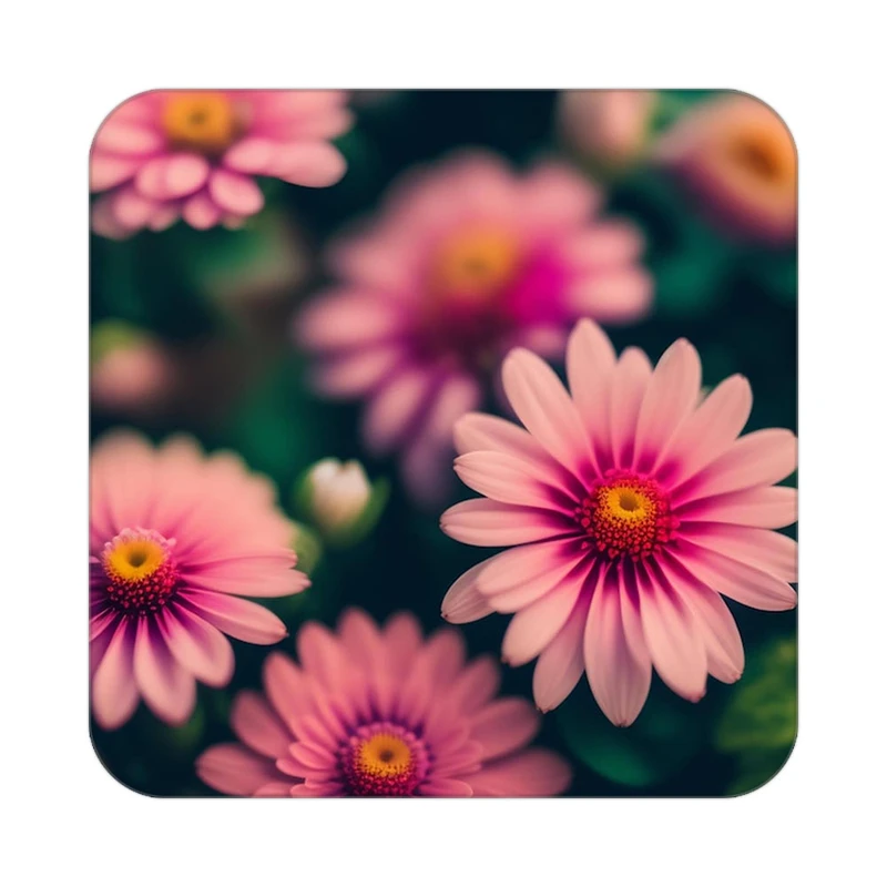 زیر لیوانی کاکتی طرح گل مدل mp18377