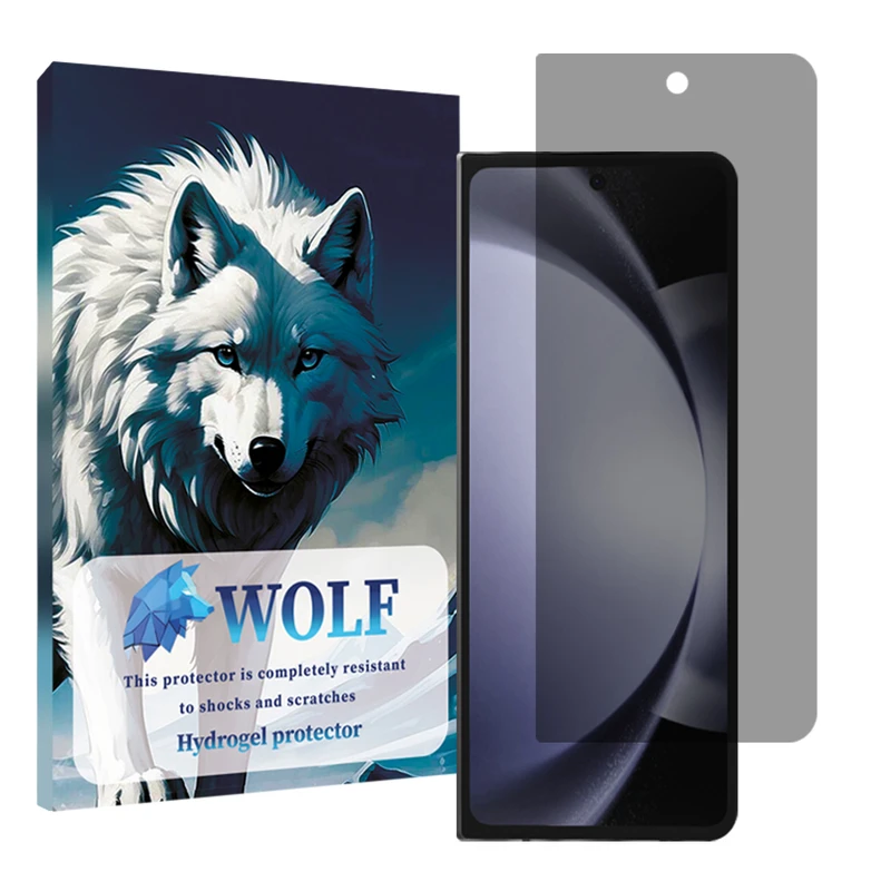 محافظ صفحه نمایش حریم شخصی ولف مدل Tough مناسب برای گوشی موبایل سامسونگ Galaxy Z Fold 5