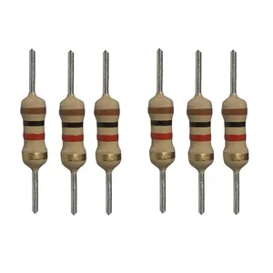 مقاومت 1کیلو اهم 2 وات کد 1K2w بسته 6 عددی