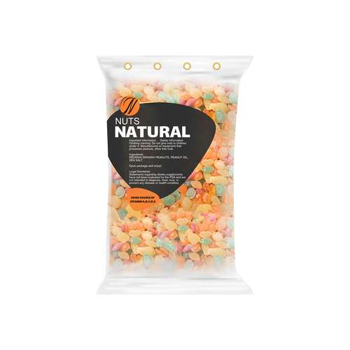نقل تگرگی میوه ای نچرال - 100 گرم