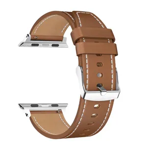 Goof Leather-Buckle Strap suitable for Apple Watch Series 10 42mm