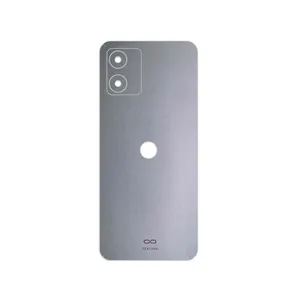 MAHOOT Matte-Silver Cover Sticker for Motorola Moto E13