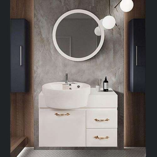 ست کابینت و روشویی آزالیا مدل Milana04 به همراه آینه