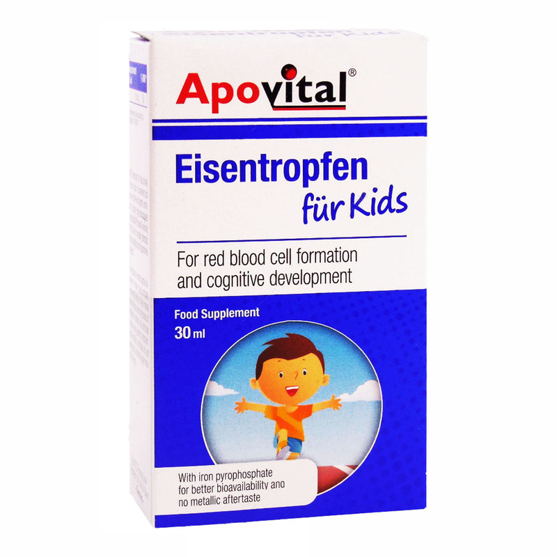 قطره آهن کودکان آپوویتال- 30 میلی لیتر