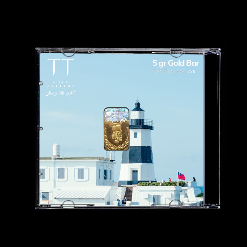 شمش طلا 18 عیار گالری طلا توسطی مدل F37675