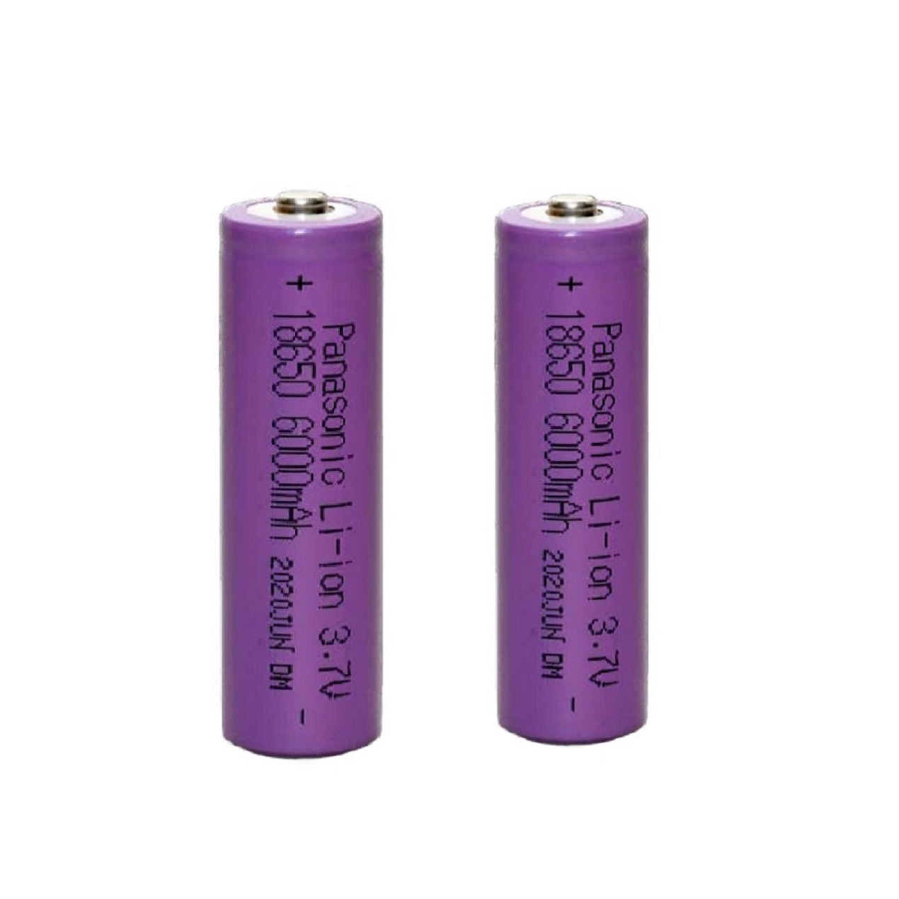  باتری لیتیوم یون قابل شارژ پاناسونیک کد 18650 ظرفیت 6000 میلی آمپرساعت بسته 2 عددی