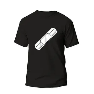 تی شرت آستین کوتاه مردانه مدل فانتزی چسب زخم کد mo014