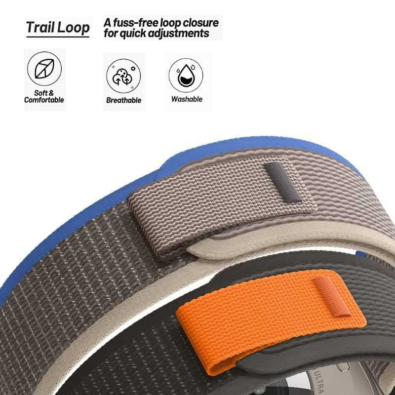 بند گودزیلا مدل Trail Loop مناسب برای اپل واچ سری Se/1/2/3/4/5/6/7/8/9 سایز 38/40/41