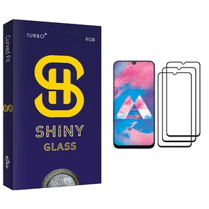 Atouchbo Shiny Glass Screen Protector For Samsung Galaxy M30 Pack Of 3