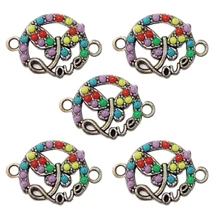 آویز دستبند زنانه مدل Love کد 31 بسته 5 عددی