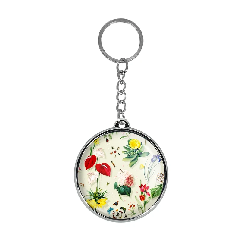 جاکلیدی خندالو طرح گل گلی مدل دوطرفه کد 2909029079