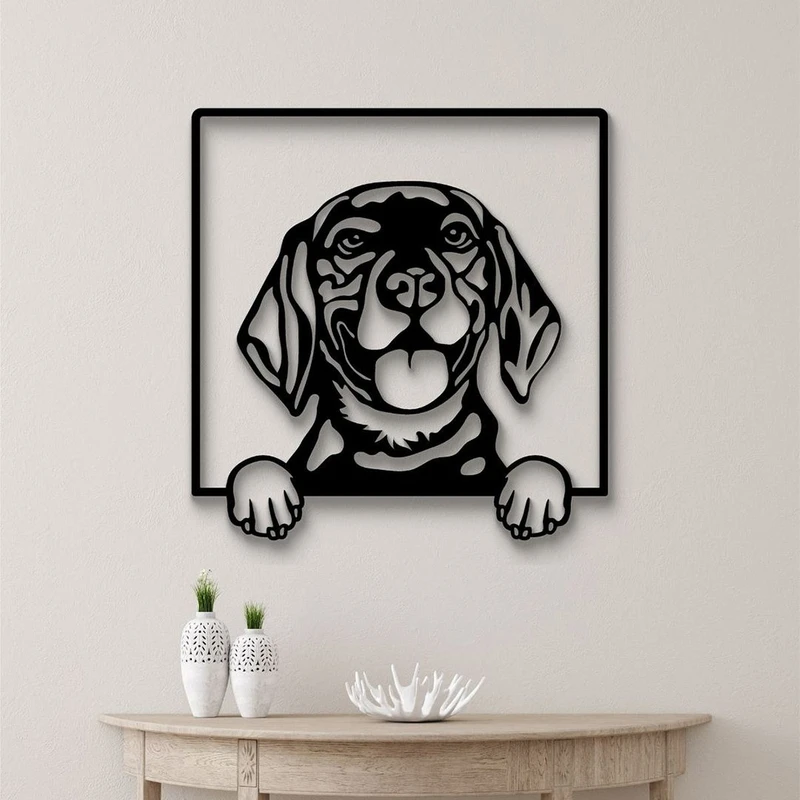 دیوارکوب دیزانور طرح سگ مدل 30 کد A024