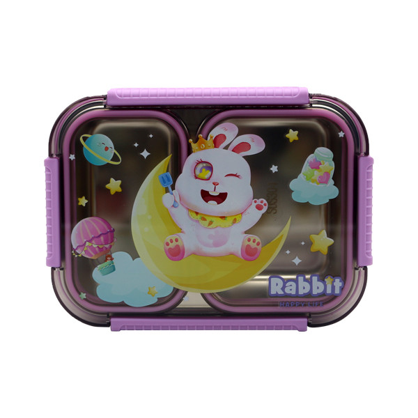 ظرف غذای کودک مدل 304 طرح خرگوش 