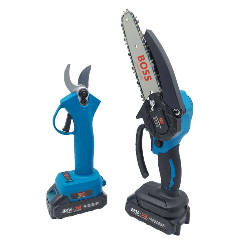 اره زنجیری شارژی و قیچی شارژی باس مدل LIFE_STYLE اره زنجیری شارژی و قیچی شارژی باس مدل LIFE_STYLE