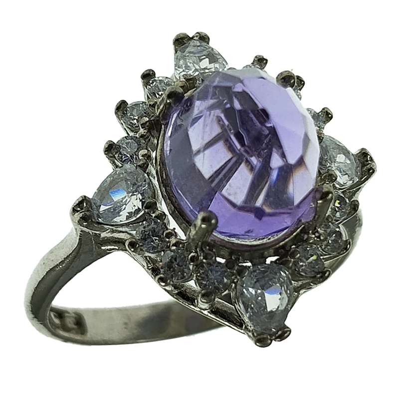 انگشتر نقره زنانه سلین کالا مدل آمتیس کد 39 انگشتر نقره زنانه سلین کالا مدل آمتیس کد 39