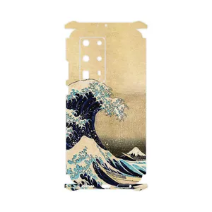 MAHOOT The Great Wave off Kanagawa of Hokusai-FullSkin Cover Sticker for Huawei P40 Pro Plus