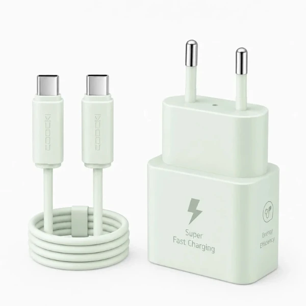 شارژر دیواری 25 وات توکی مدل A24 به همراه کابل USB-C 