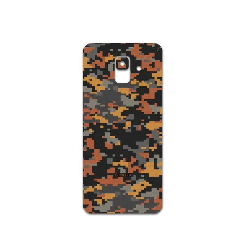 برچسب پوششی ماهوت مدل Army-Autumn-pixel مناسب برای گوشی موبایل سامسونگ Galaxy A6 2018