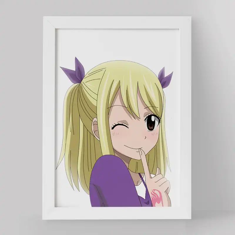 تابلو خندالو مدل لوسی انیمه فری تیل کد 16521