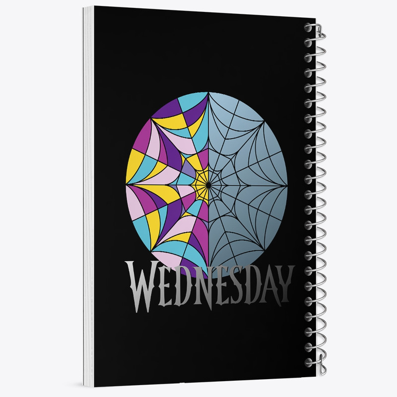 دفتر مشق 100 برگ خندالو طرح ونزدی (Wednesday) کد F2738