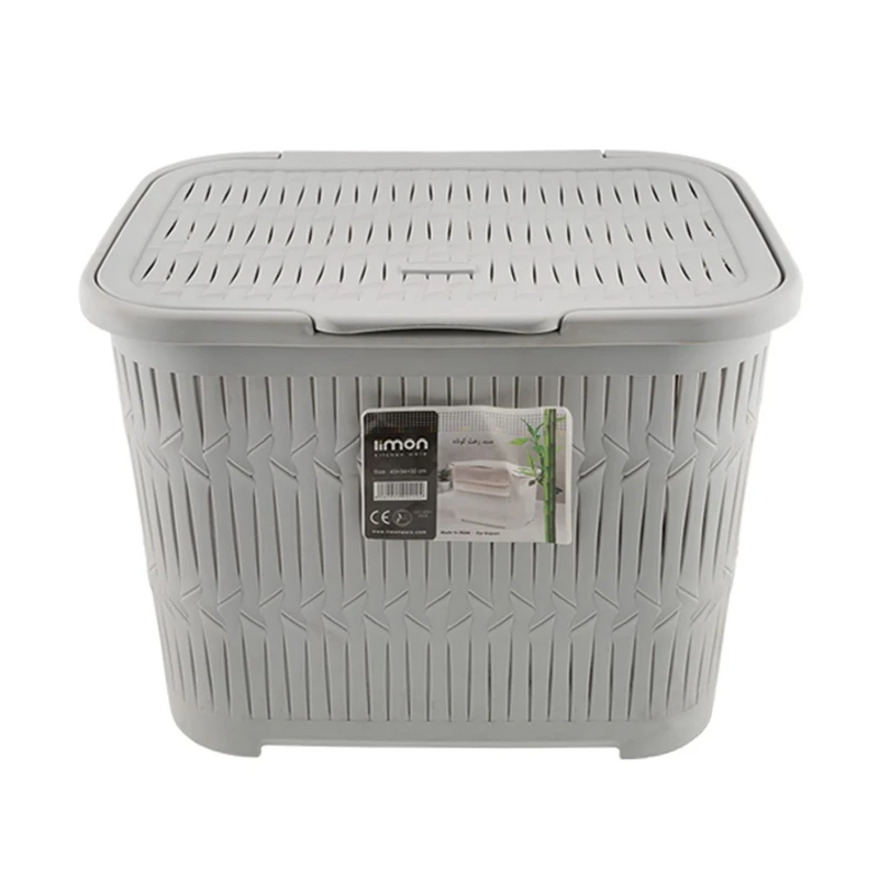 سبد رخت چرک لیمون مدل بامبو کوتاه کد HS1512